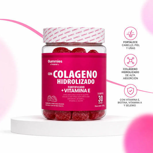 GUMMIES Colageno Hidrolizado + Vitamina E - 30 Unidades