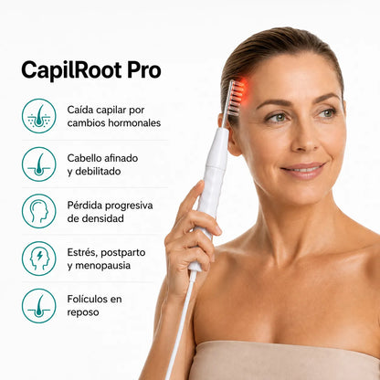 CapilRoot Pro - Recupera tu cabello y tu confianza en casa, sin químicos ni pastillas