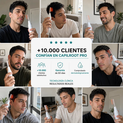 CapilRoot Pro - Recupera tu cabello con tecnología clínica, en solo 8 minutos al día