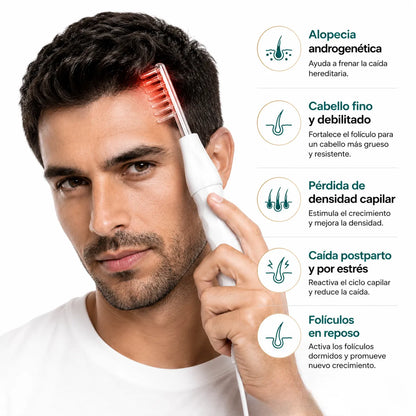 CapilRoot Pro - Recupera tu cabello con tecnología clínica, en solo 8 minutos al día